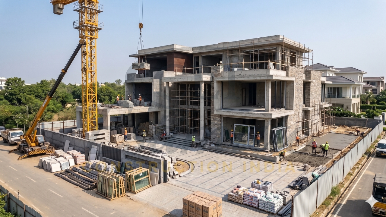 Luxury House Construction Cost in Delhi