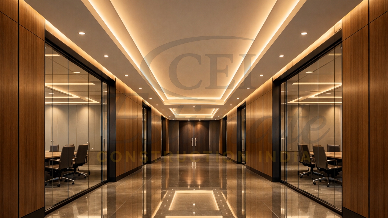 Wide welcoming office entry corridor India 2026 trends