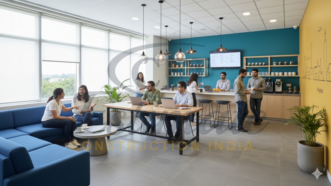 Office pantry in Bangalore boosting employee collaboration and productivity 