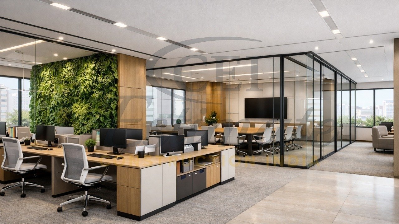 Modular demountable office partitions trend India 2026 Construction Estimator India