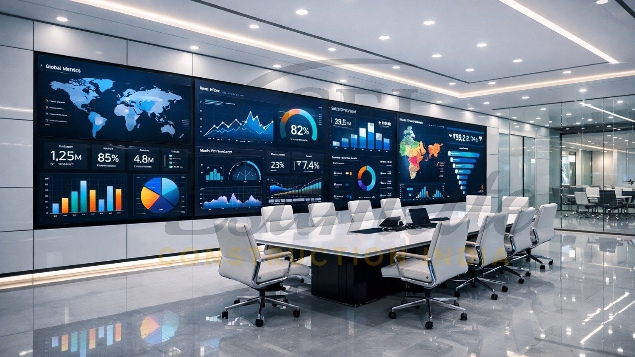 Sustainable eco-friendly office wall materials India 2026