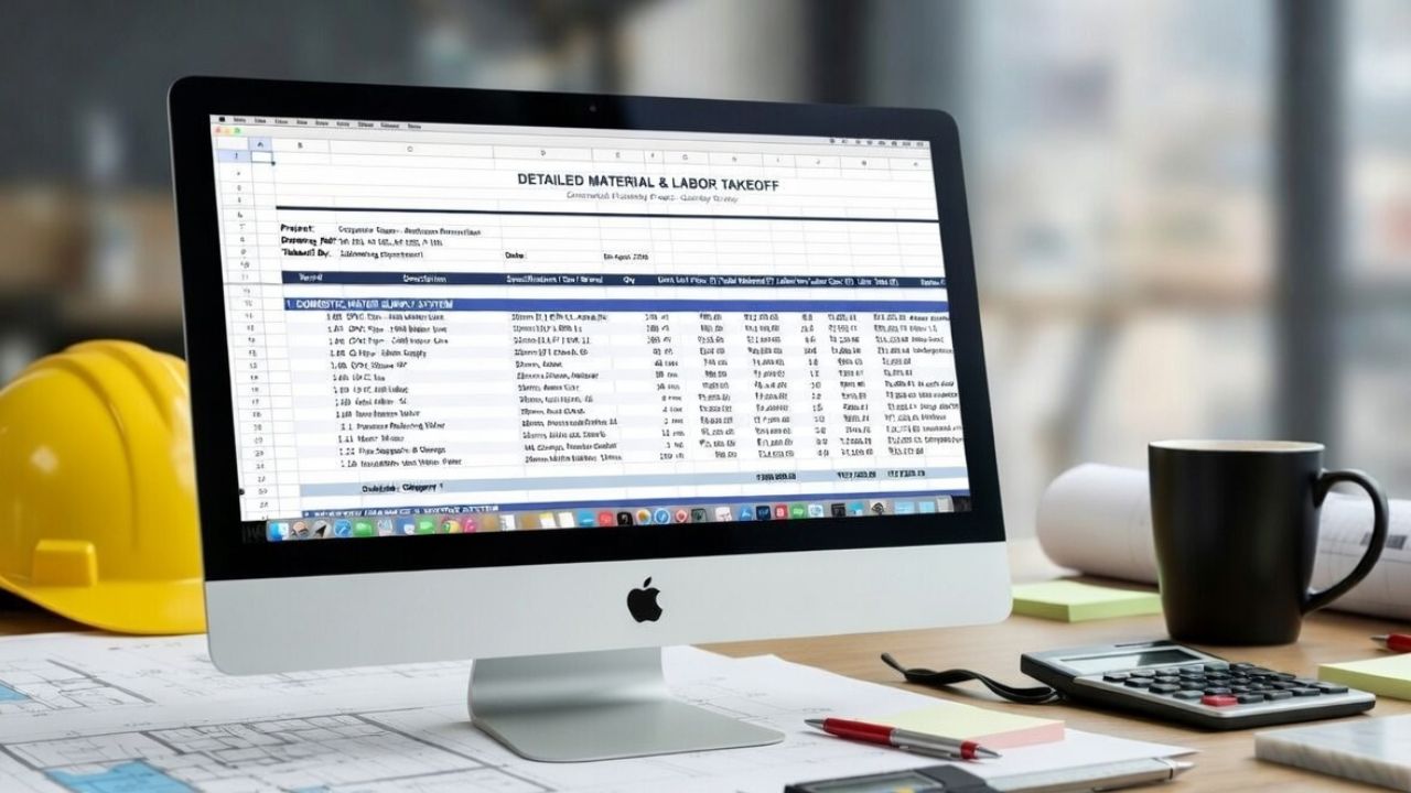 Plumbing Estimate Template