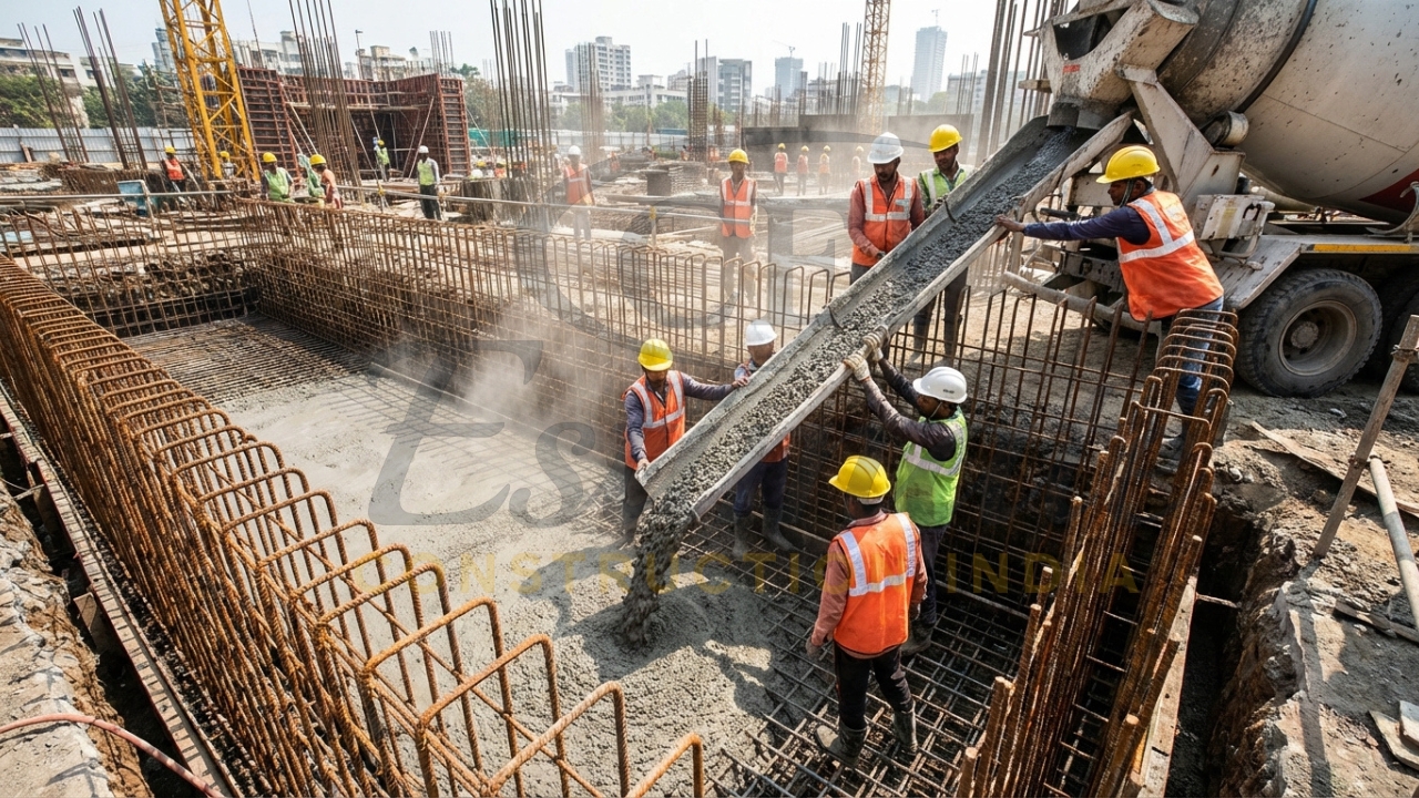 RCC foundation footing cost breakdown India 2026