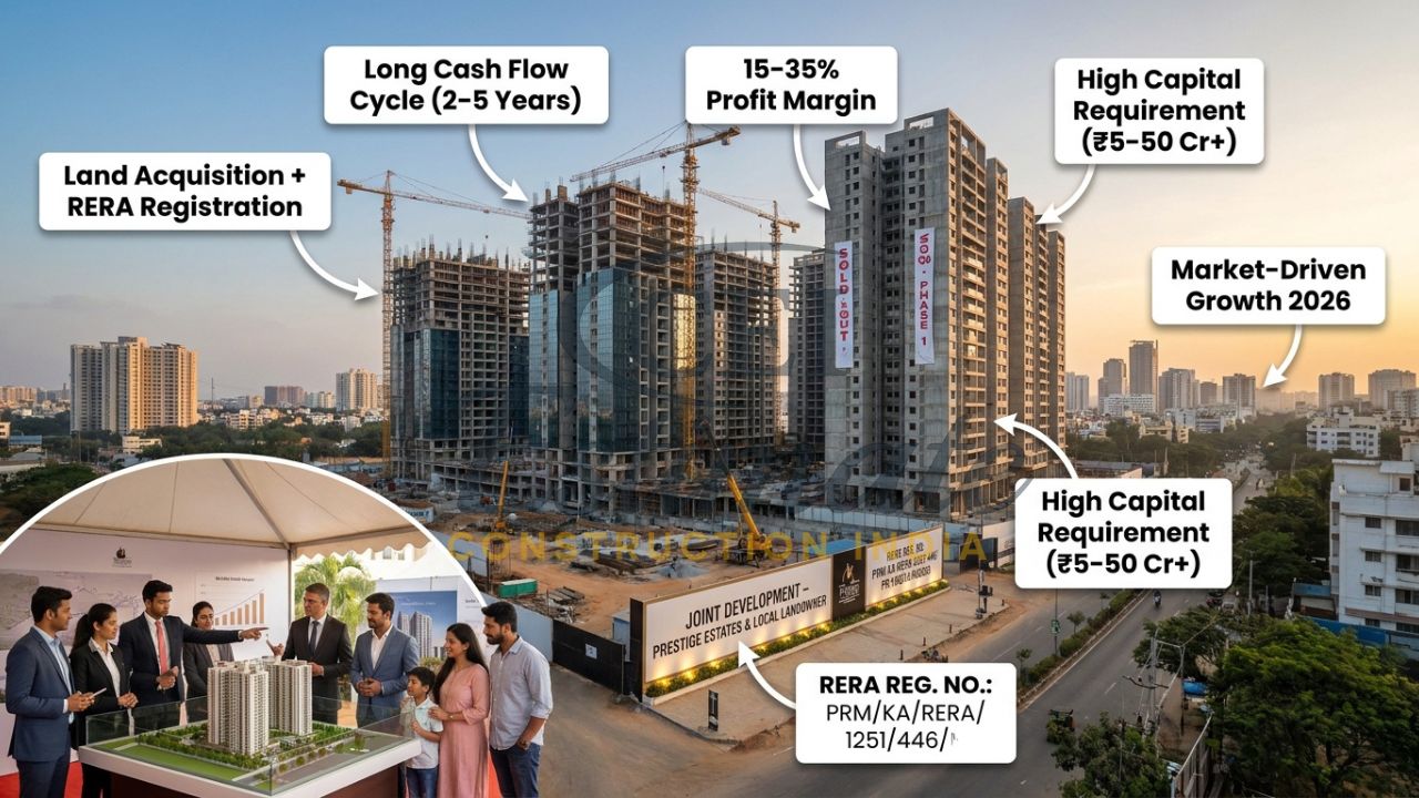 Luxury real estate project development and land acquisition in India