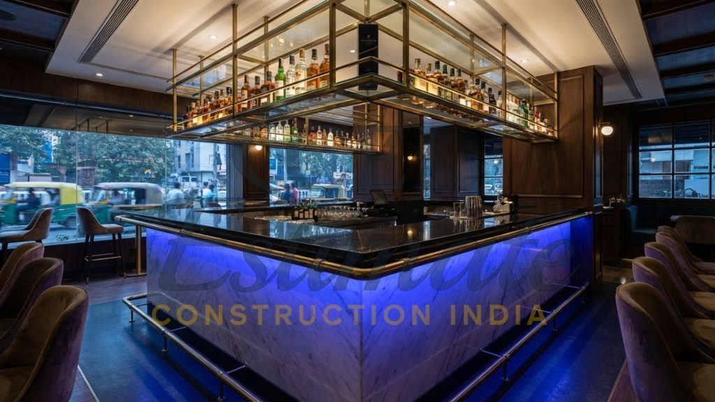 Restaurant Bar Counter Design in India