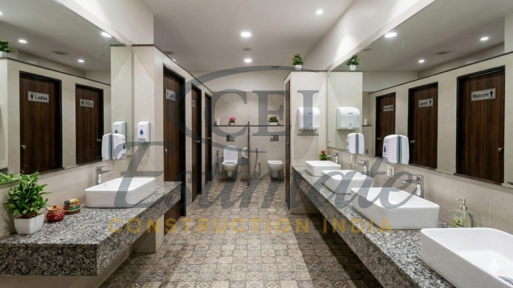 Restaurant Washroom Design in India