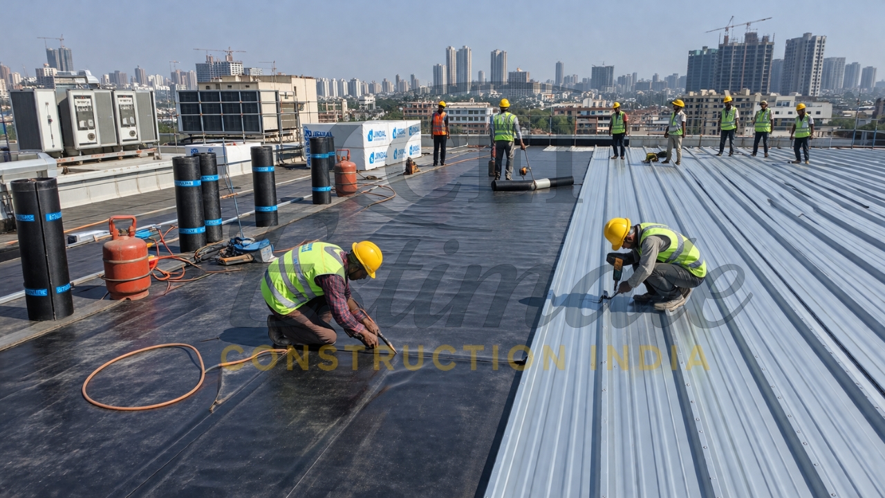 Roofing Cost Per Square Foot in India