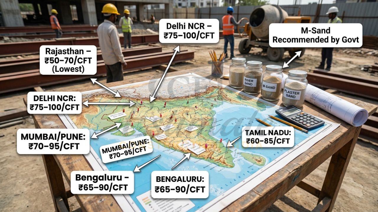 Practical sand cost reduction tips – M-Sand, bulk buying and quality testing on site