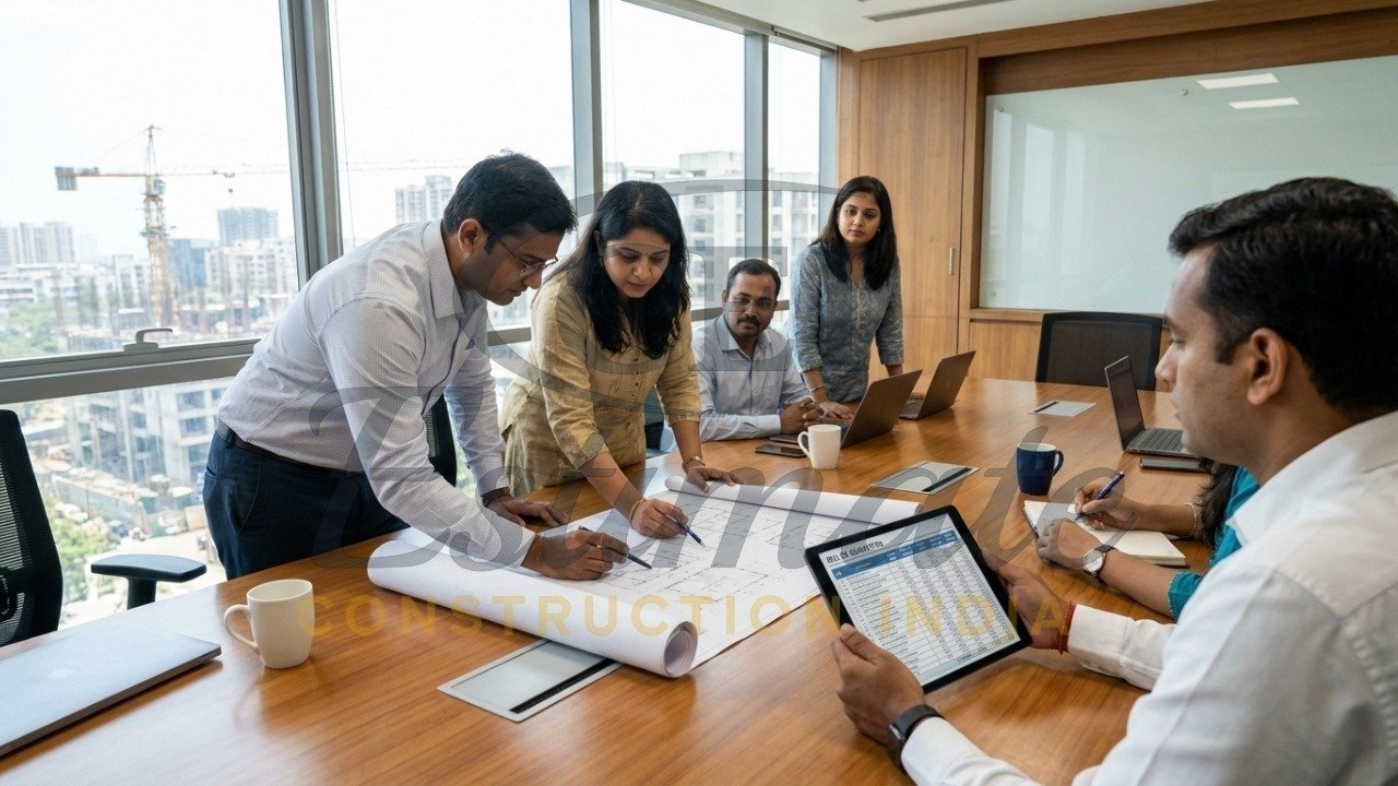 Construction Estimator India experts preparing site work BOQ
