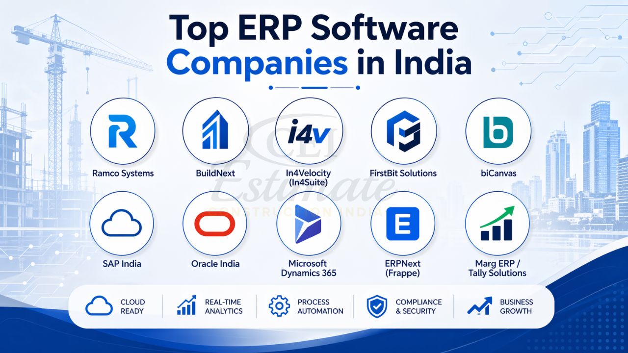 top ERP software companies India Ramco BuildNext In4Suite biCanvas SAP Oracle Microsoft Dynamics ERPNext Tally