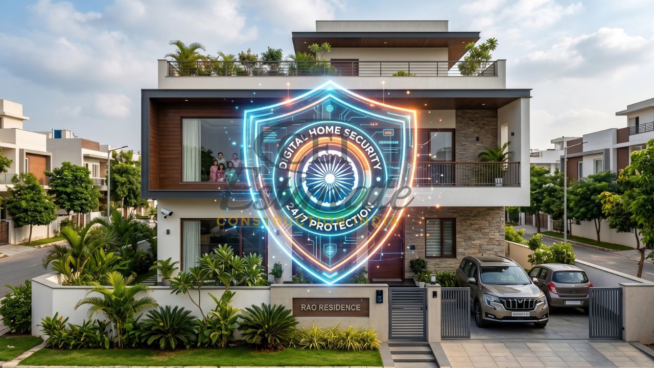 modern home insurance India digital protection shield house security smart home coverage