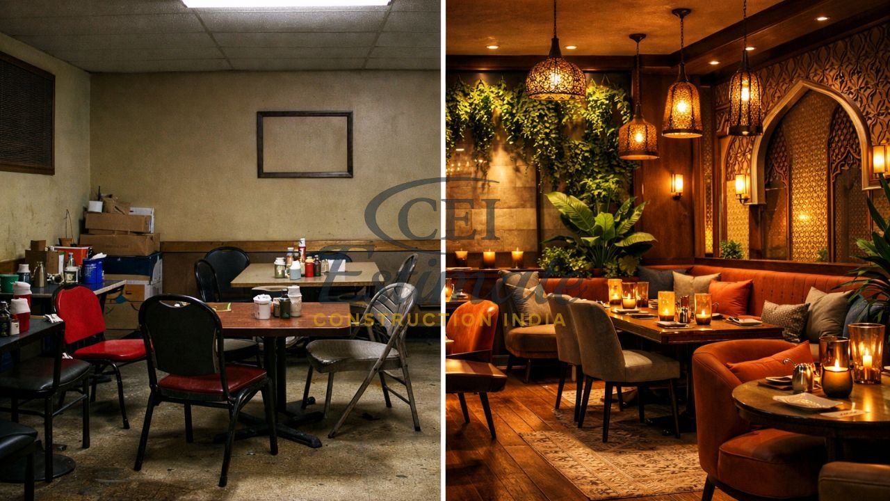 Impact of restaurant dining area interior design on customer comfort and revenue