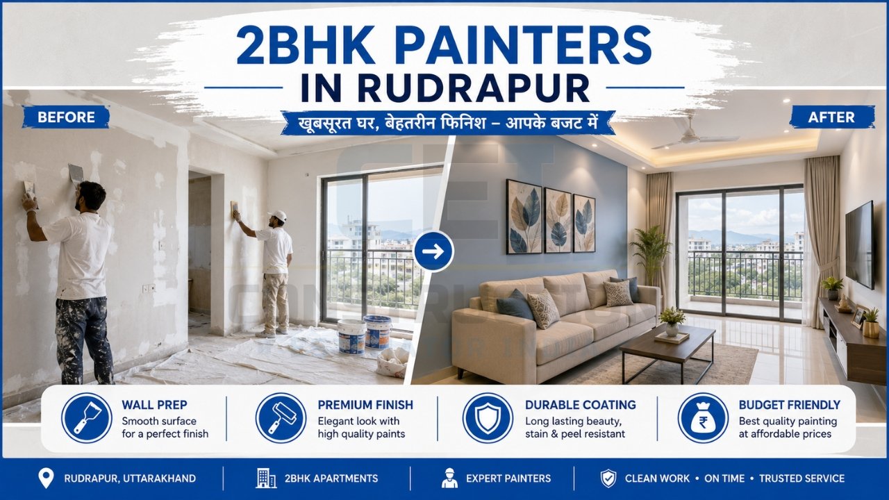 2BHK Painters in Rudrapur