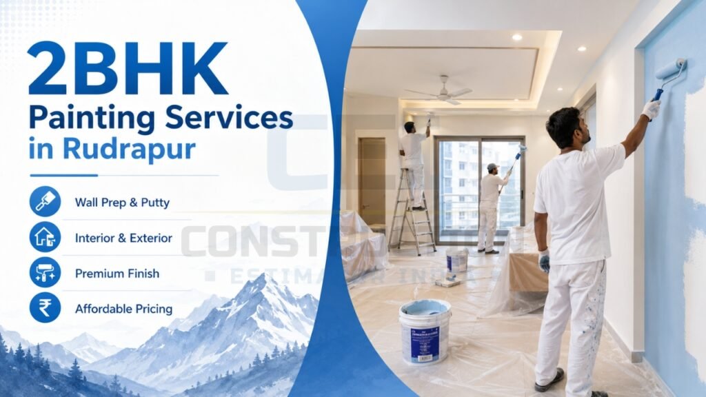 2BHK Painting Services in Rudrapur