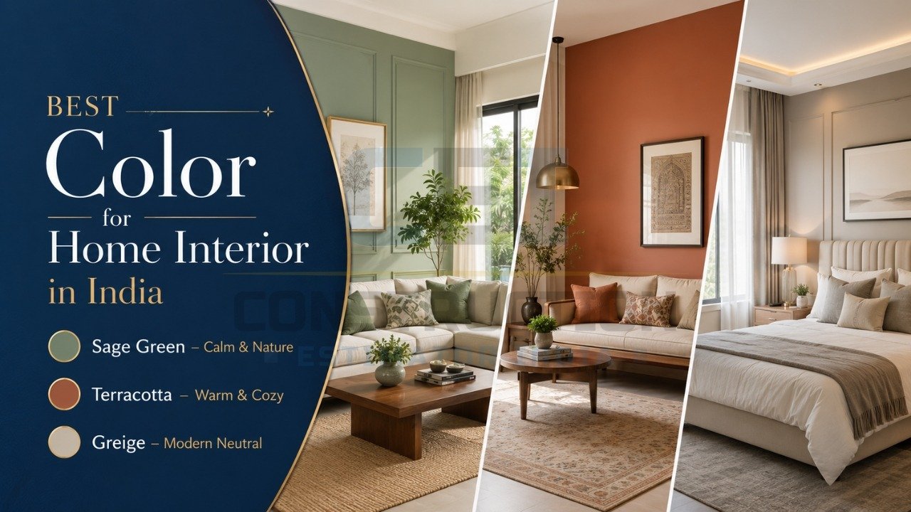 Best Color for Home Interior in India 2026 - Construction Estimator India