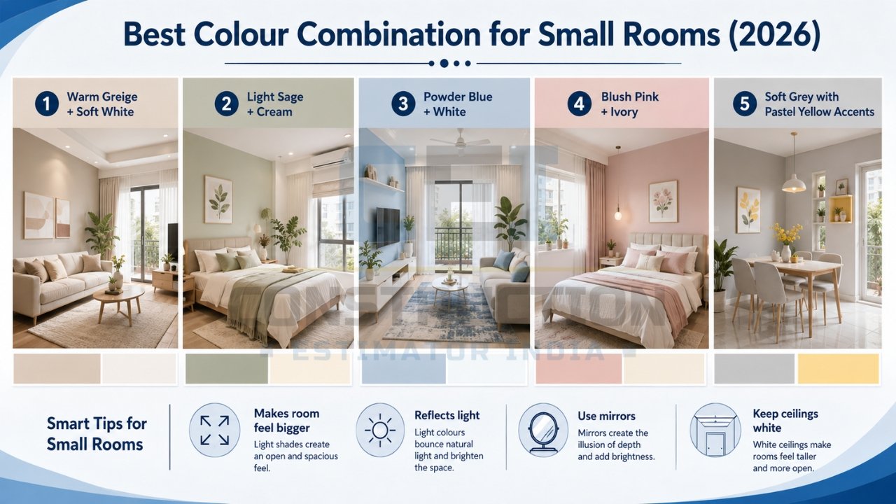 Best Colour Combination for Small Rooms