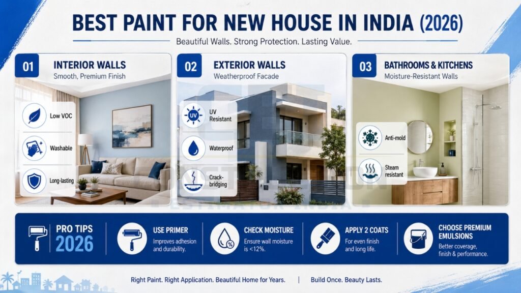Best Paint for New House in India