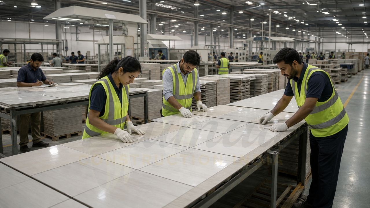 Pre-shipment quality inspection of glazed ceramic wall tiles – Morbi India ceramic tiles exporter