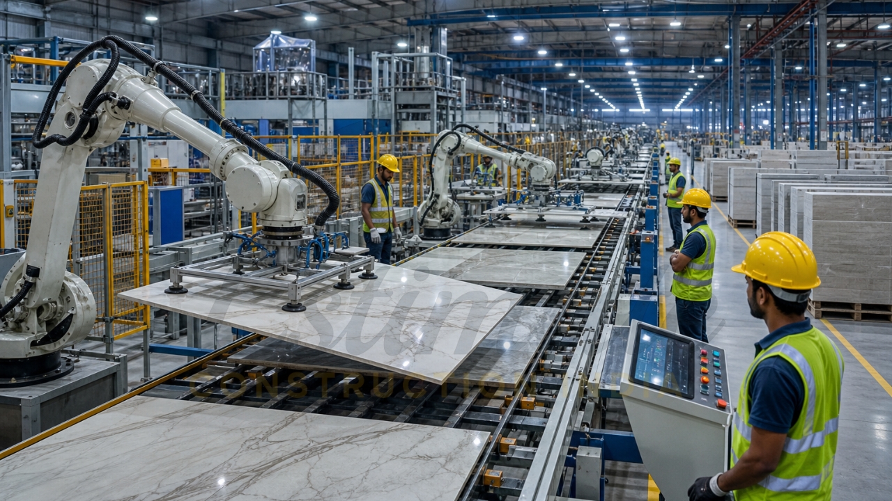 Morbi India floor tile manufacturing production line – floor tiles exporter India 2026