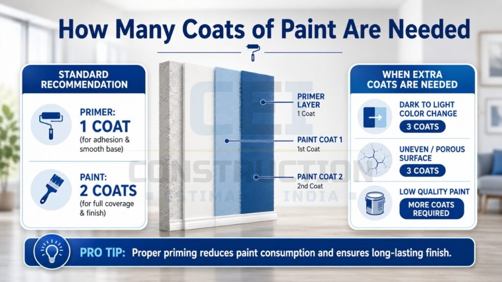 How Many Coats of Paint Are Needed