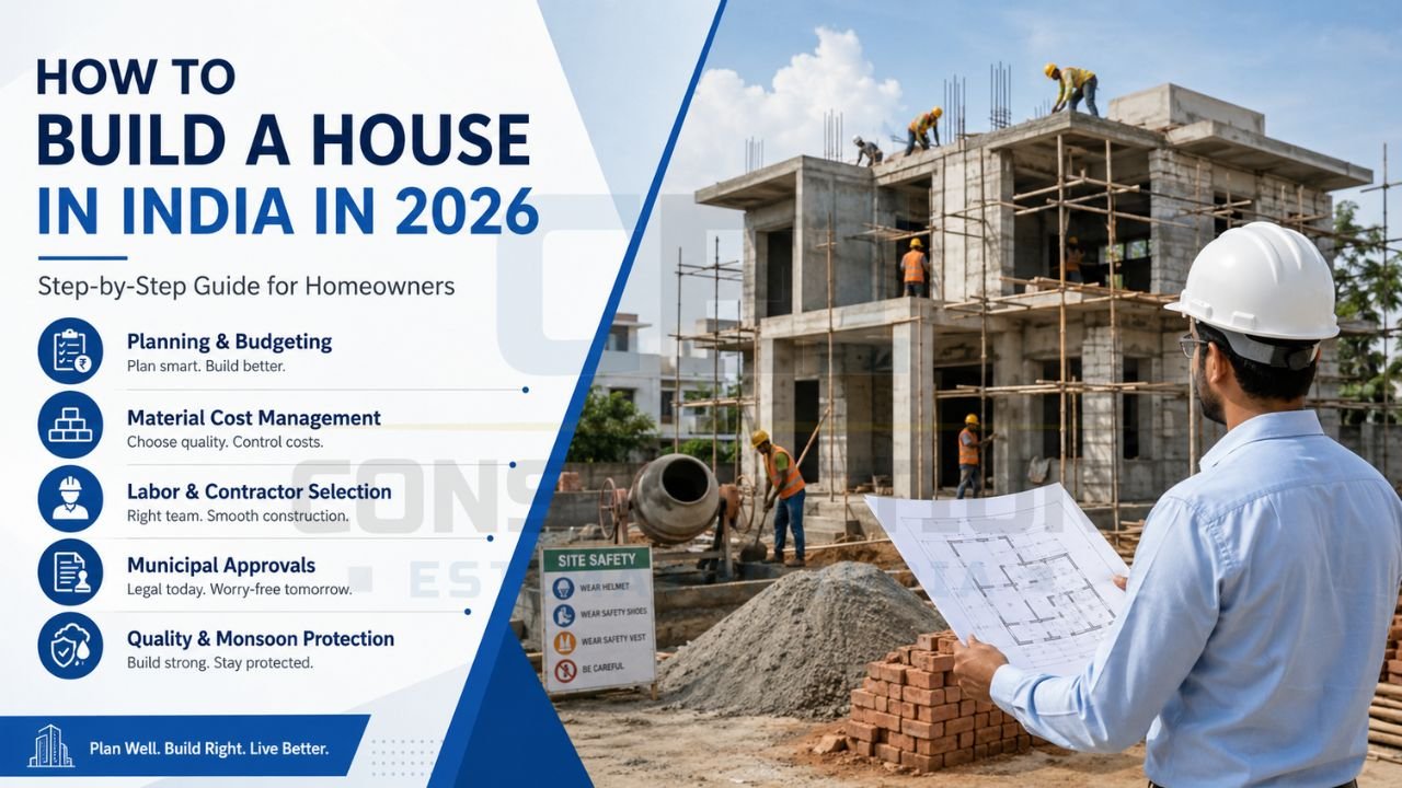 How to Build a House in India in 2026 – Complete Construction Guide