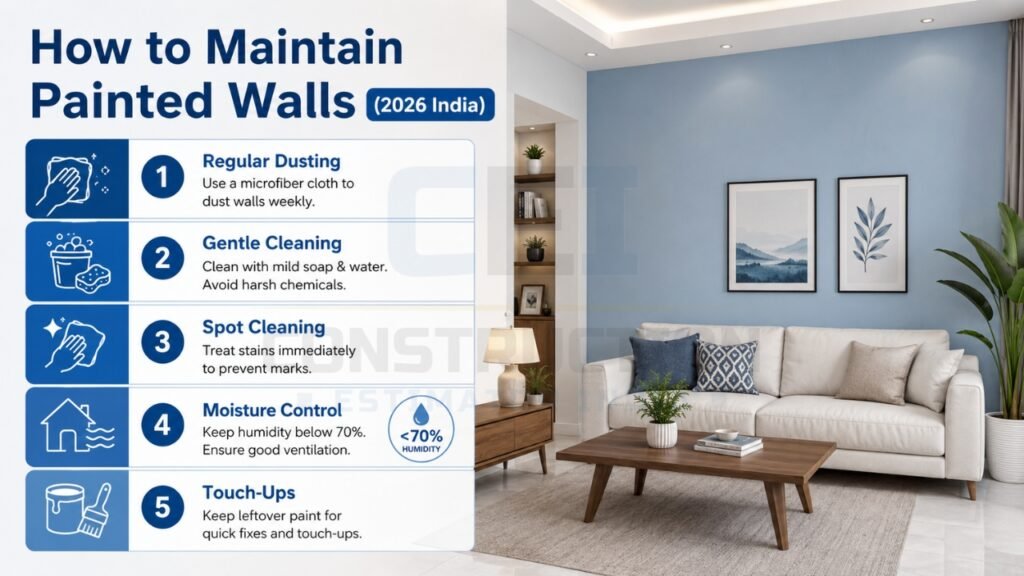 How to Maintain Painted Walls