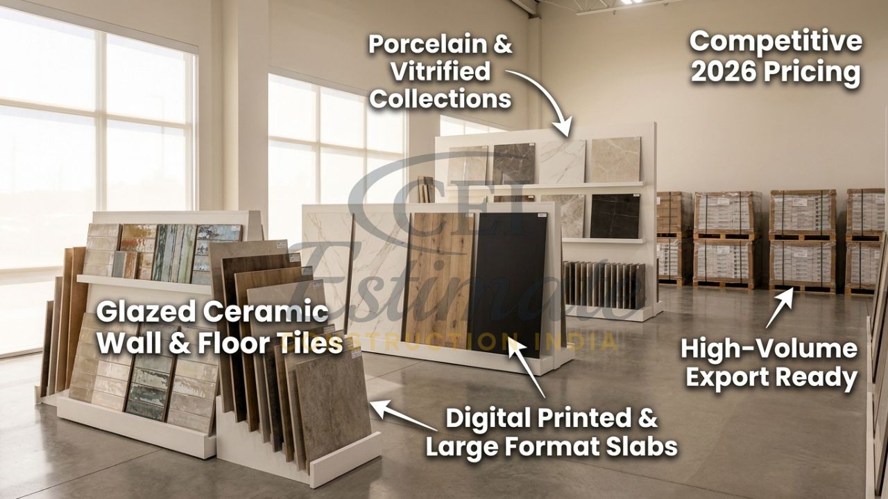 Wide variety of high-volume ceramic wall tiles, porcelain floor tiles and large-format slabs from Morbi