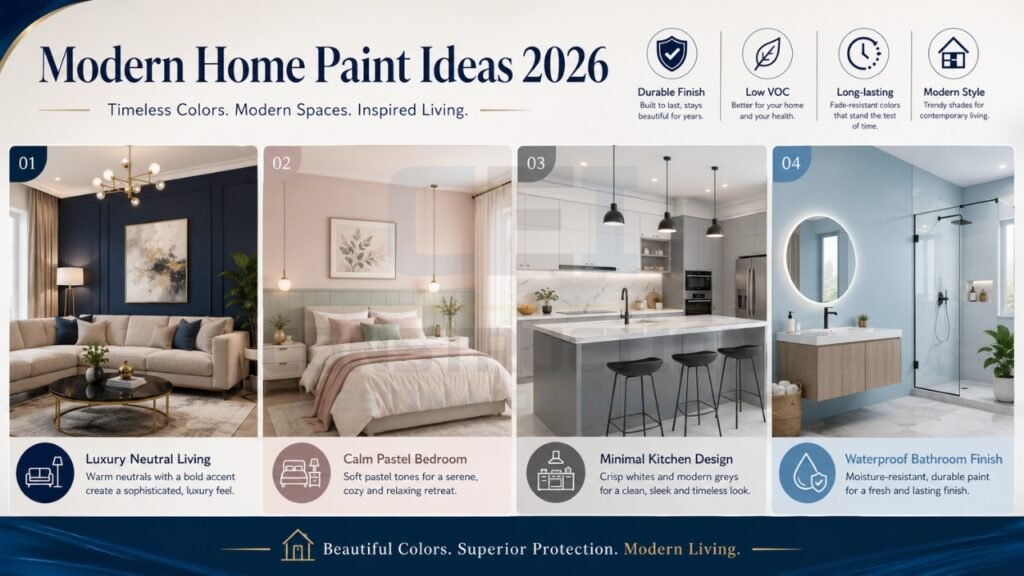 Paint Ideas for Modern Homes