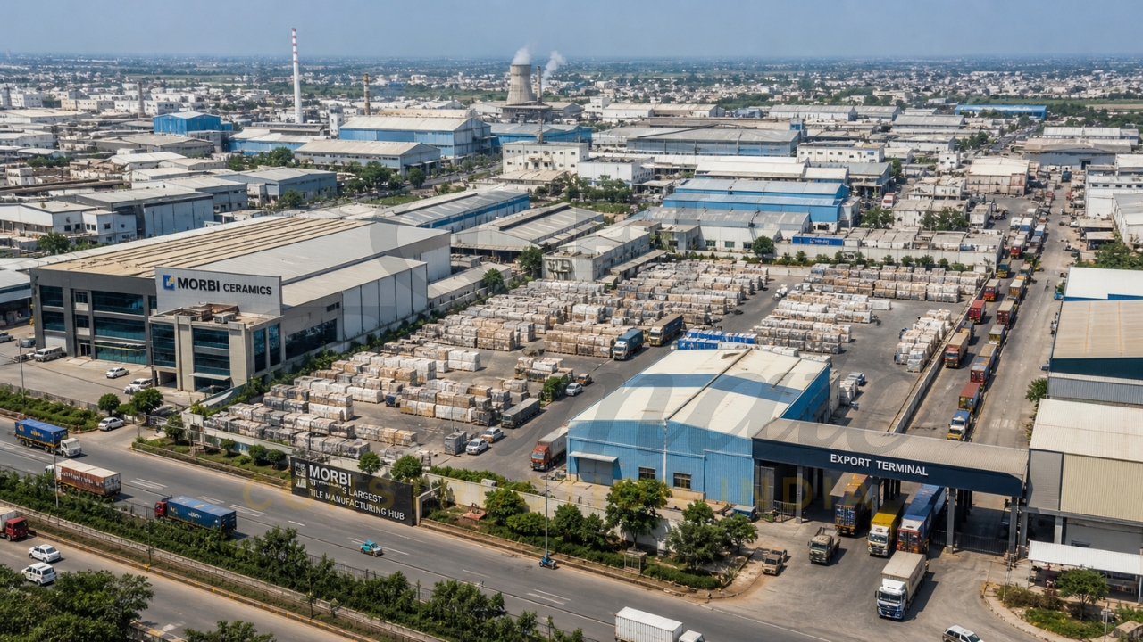 Morbi Gujarat tile manufacturing district – India's largest tile supplier hub 2026