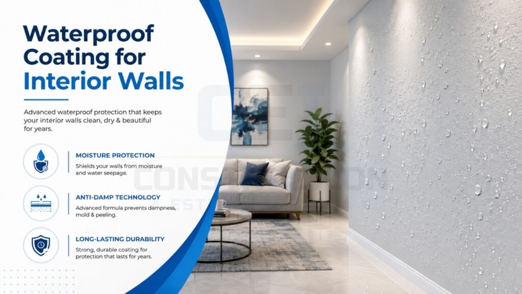 Waterproof Coating for Interior Walls