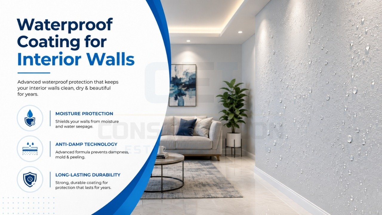 Waterproof Coating for Interior Walls