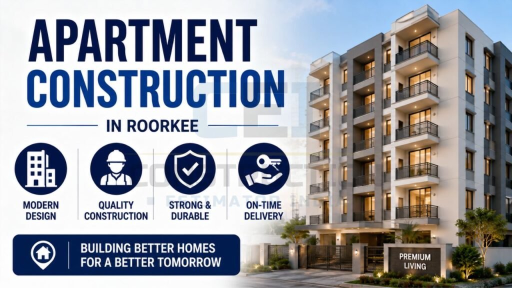 Modern multi-storey apartment building showcasing quality construction, contemporary design, and premium residential living.