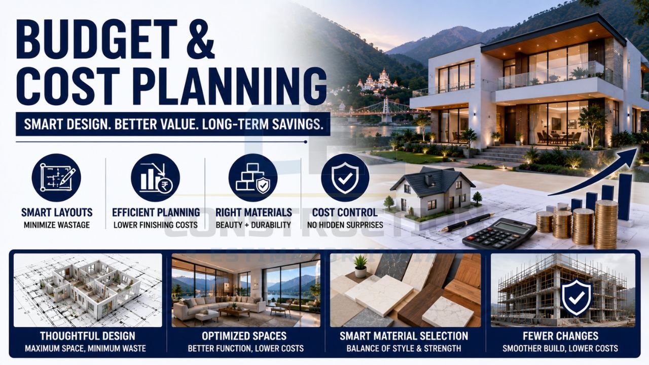 Guide to selecting the right architect or building designer in Rishikesh based on experience, portfolio, communication, and budget planning.