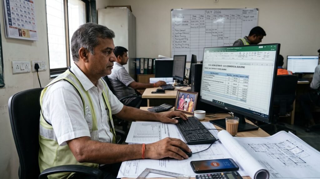 Civil Work Estimate Format