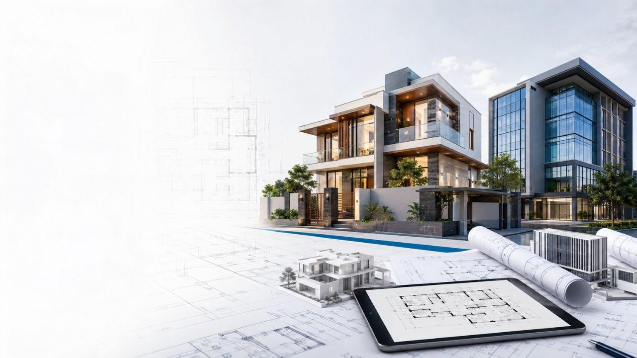Indian Modern 3D Elevation & House Plan