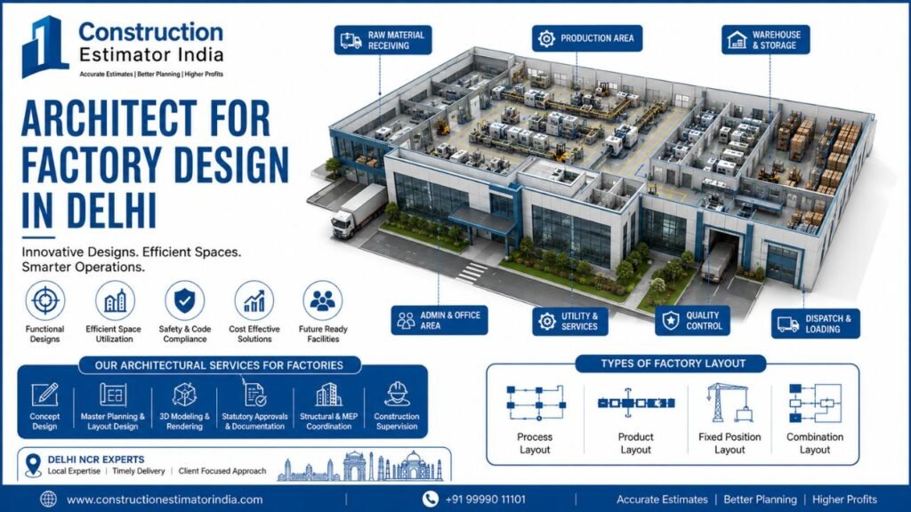 Architect for Factory Design in Delhi