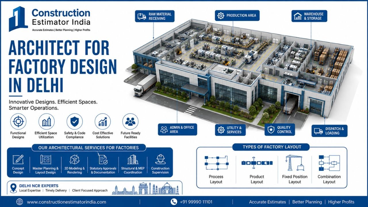 Architect for Factory Design in Delhi