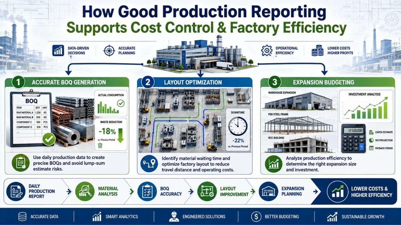 How Good Production Reporting Supports Cost Control and Factory Efficiency