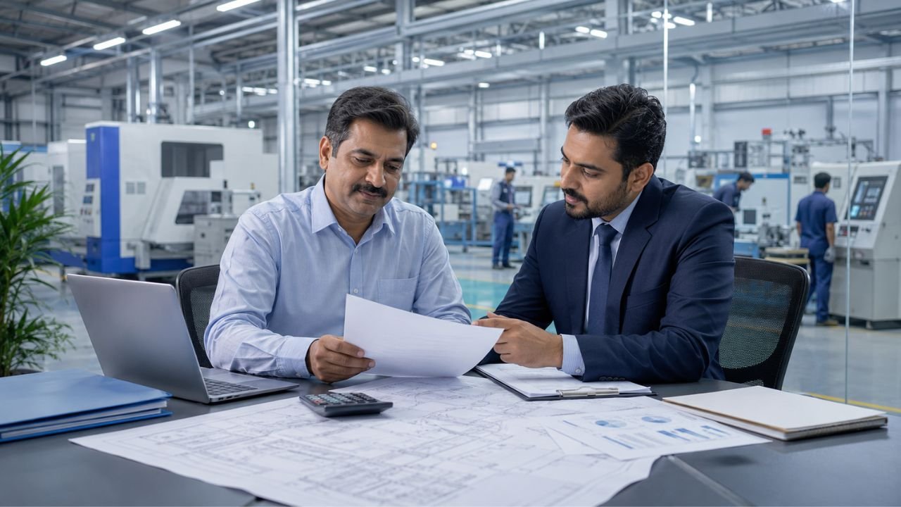 MSME loan scheme for manufacturing company with business financing discussion