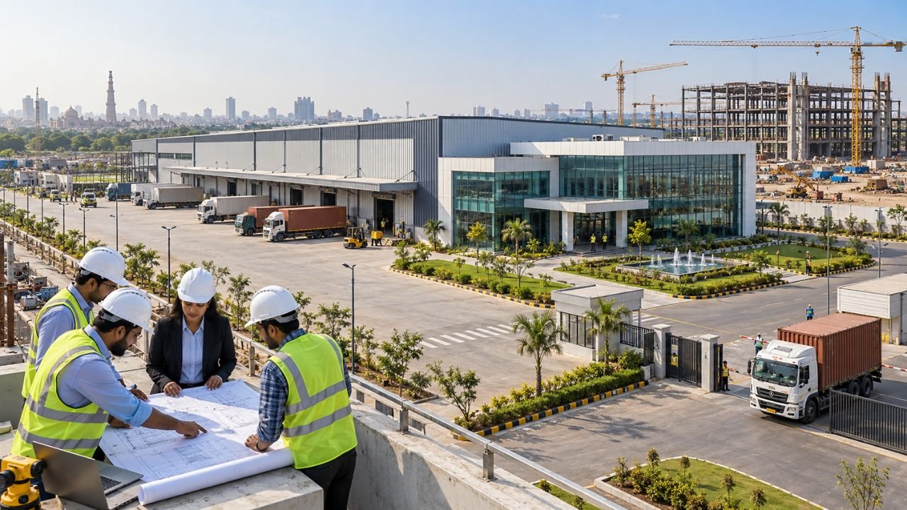 Industrial factory design in Delhi